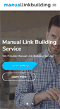 Mobile Screenshot of manuallinkbuilding.com